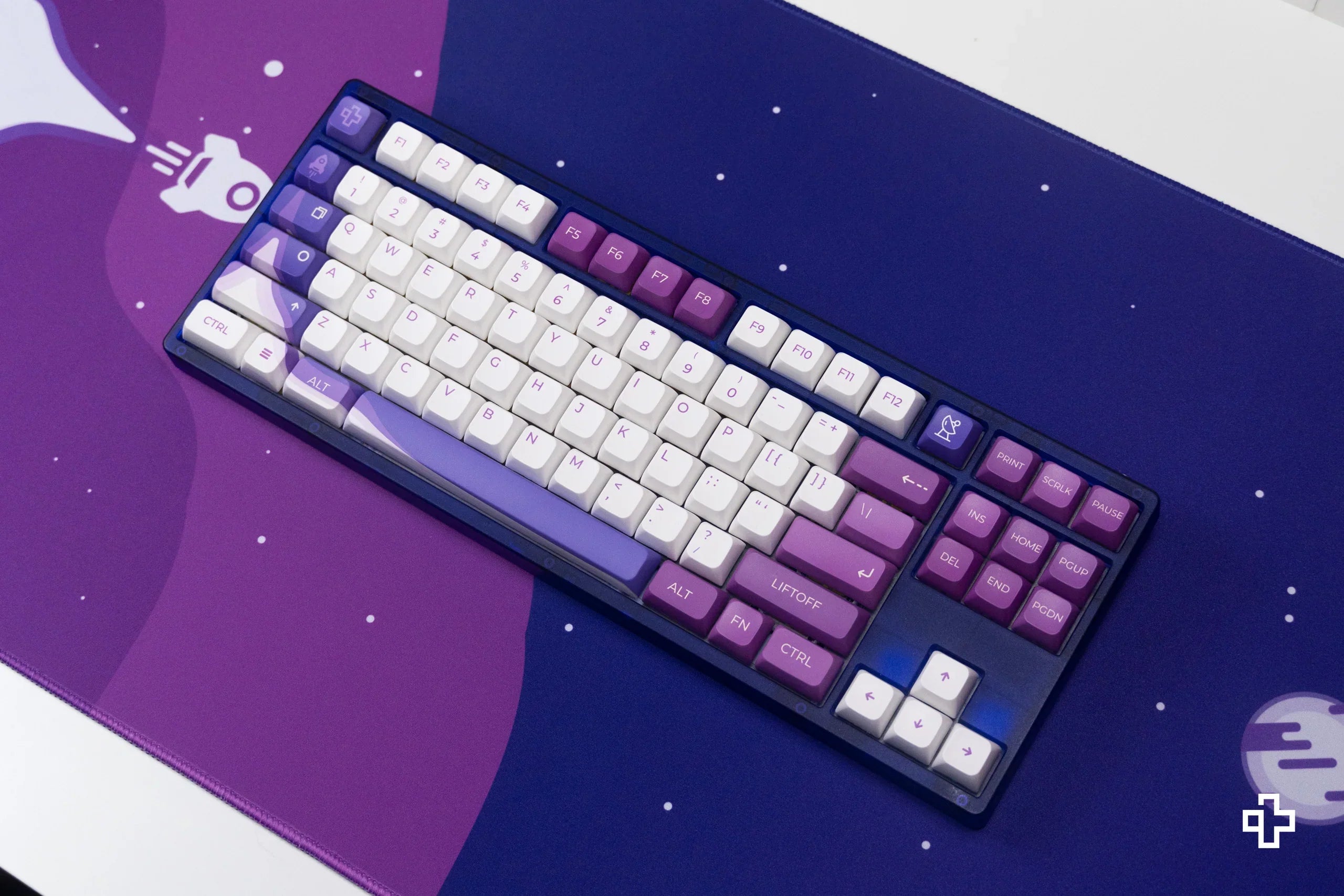 Zestaw keycapów QwertyKey LiftOff profil XDA materiał PBT