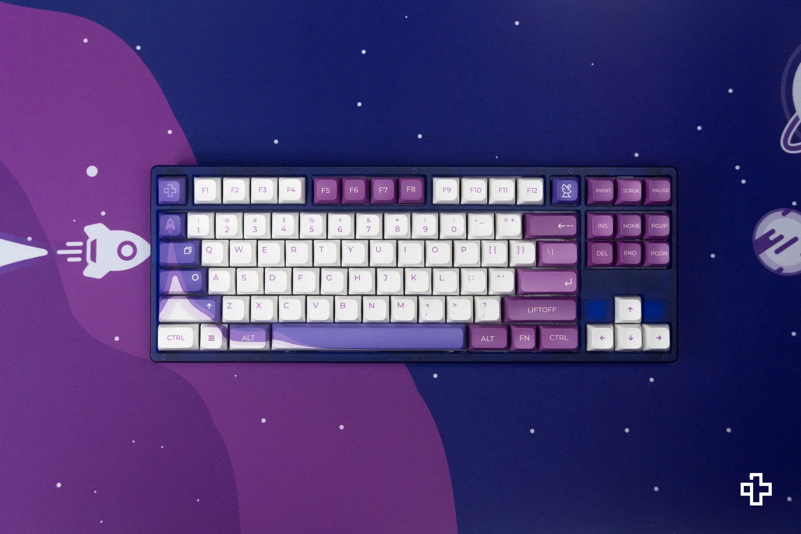 Zestaw keycapów QwertyKey LiftOff profil XDA materiał PBT