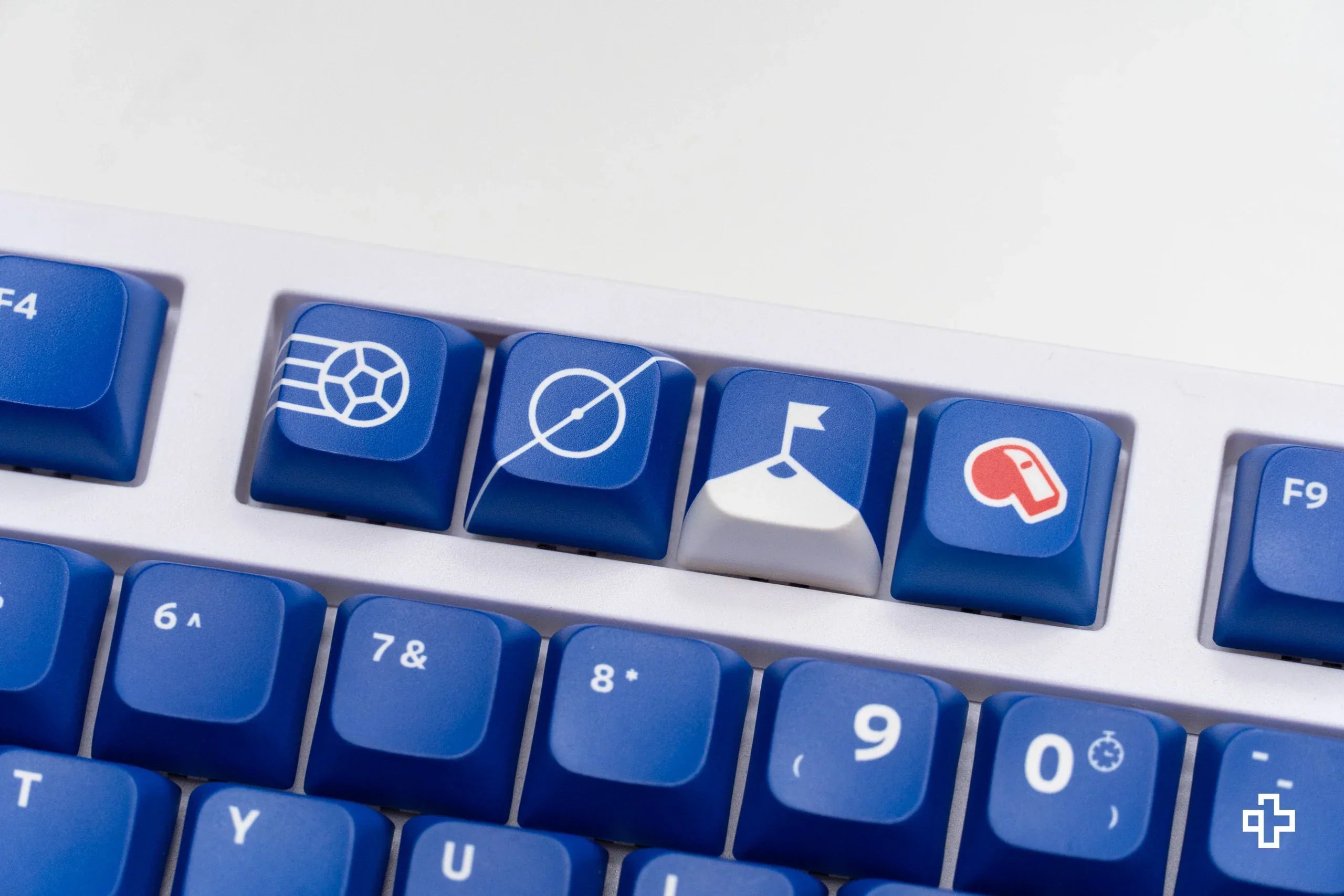Zestaw keycapów QwertyKey Euro 2024 Francja profil XDA materiał PBT
